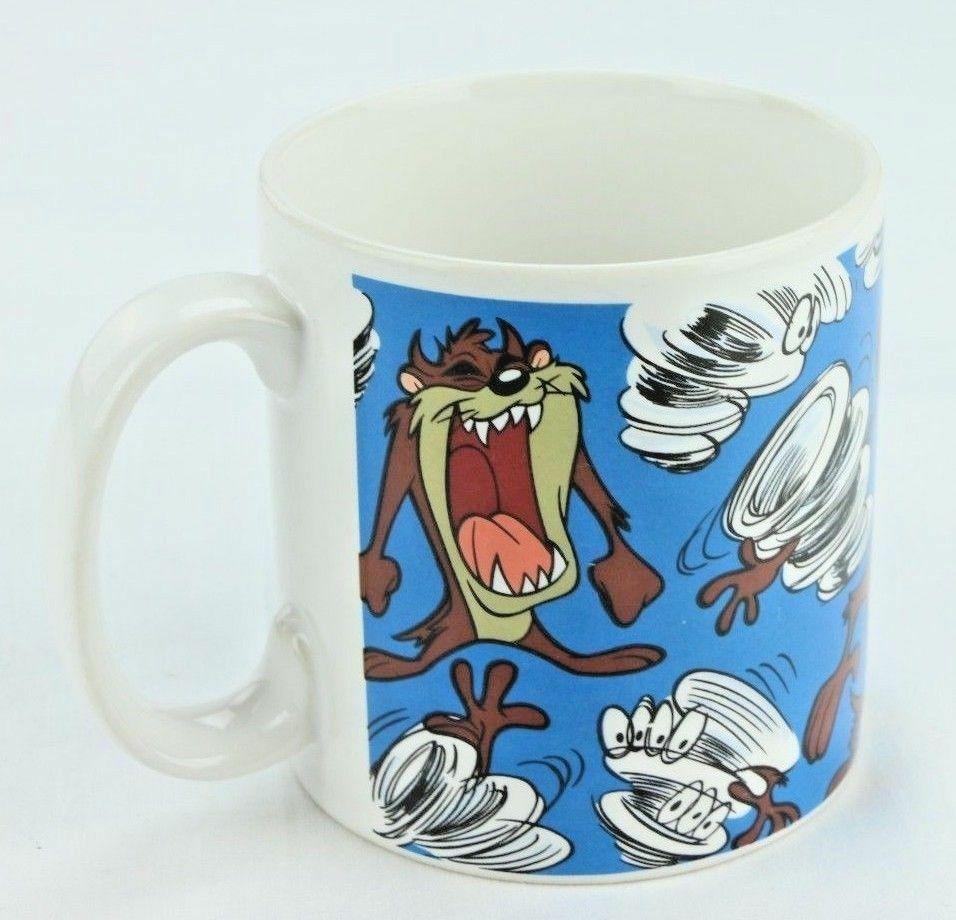 Tasmanian Devil Coffee Mug Warner Bros Looney Tunes Taz 1994 by Applause Cup.