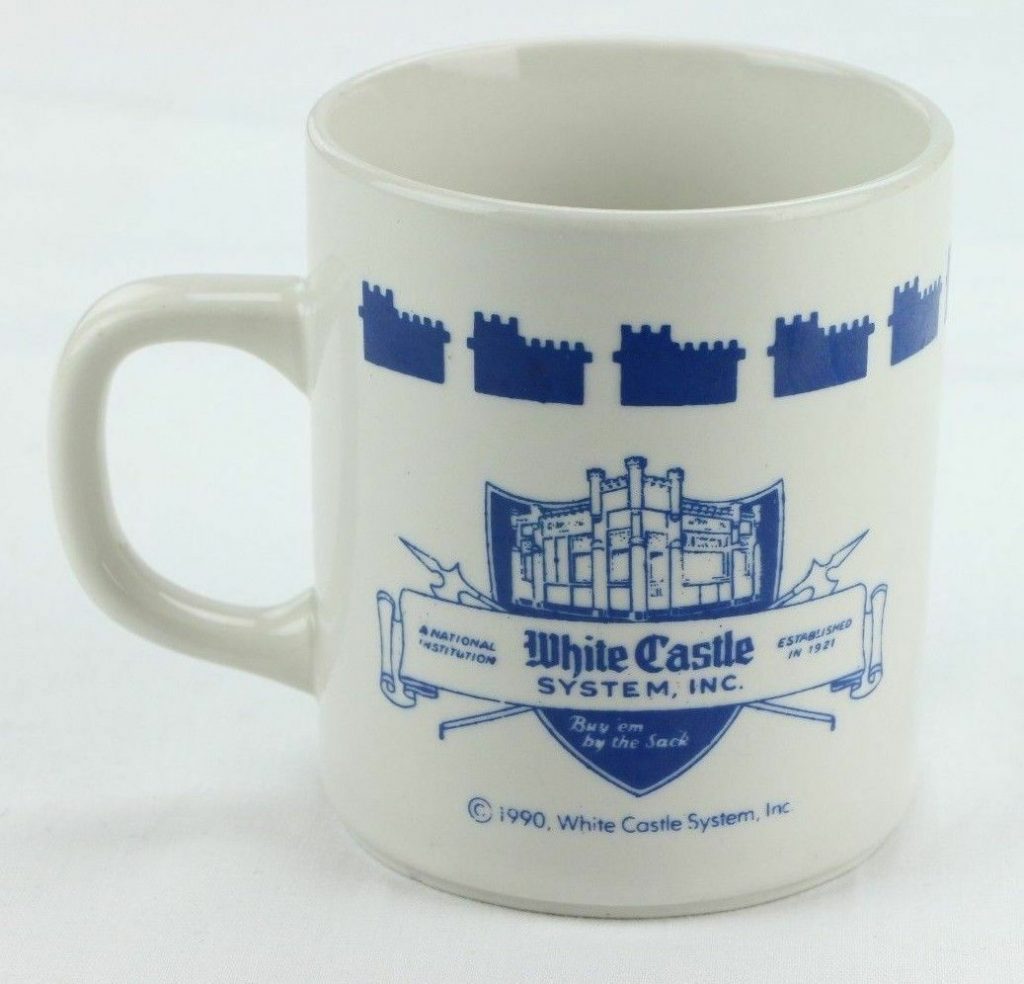 White Castle Coffee Mug Cup 1990 The Taste For All Times Fazoom